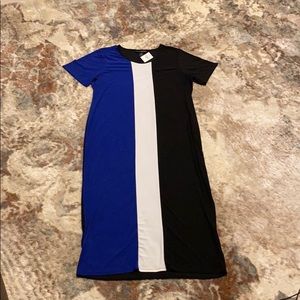 Color block Maxi Dress